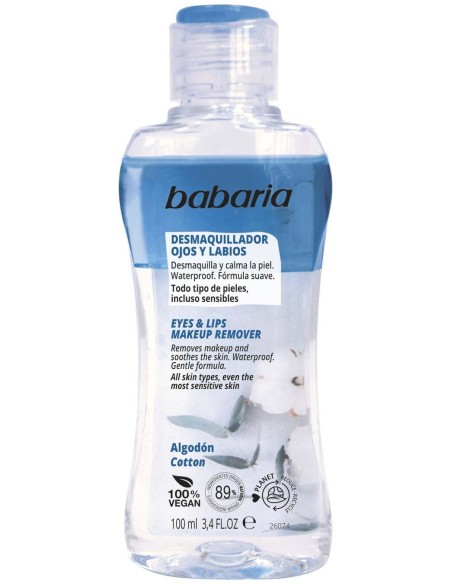 Babaria Desmaquillante De Ojos Y Labios Con Algodón 100Ml