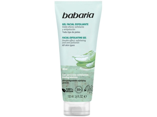 Babaria Gel Exfoliante Aloe Vera Todo Tipo De...