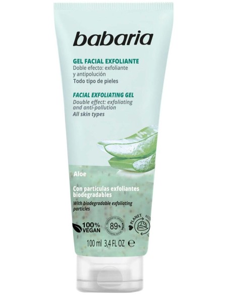 Babaria Gel Exfoliante Aloe Vera Todo Tipo De Piel 150Ml