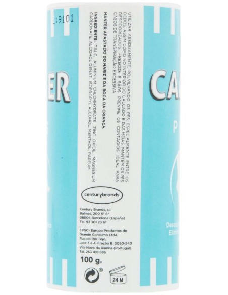Calber Desodorante Polvo Pies 100Gr