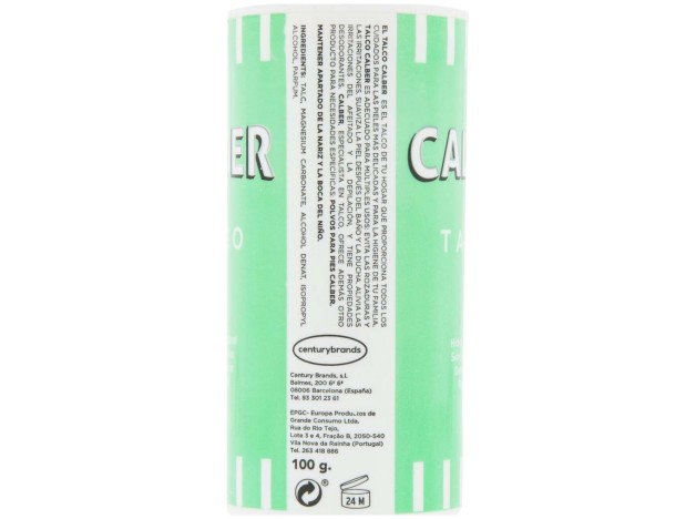 Polvos Talco Calber N2 100Gr