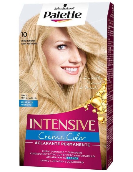 Schwarzkopf Kit Tinte Palette Intensive 10 Rubio Muy Claro