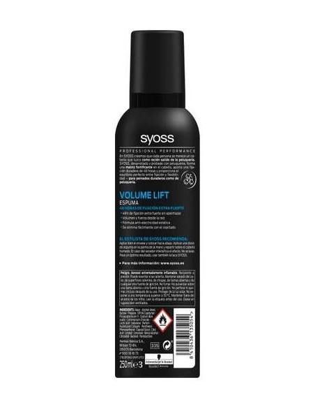 Syoss Volume Lift Mousse Anti-Flat System 250Ml