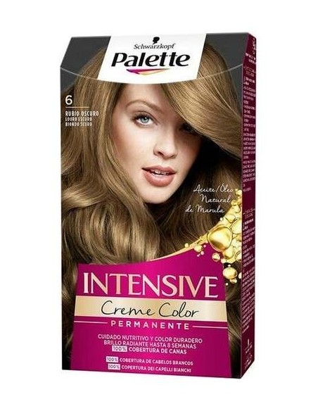 Schwarzkopf Palette Intensive Nº6 Rubio Oscuro 1Ud