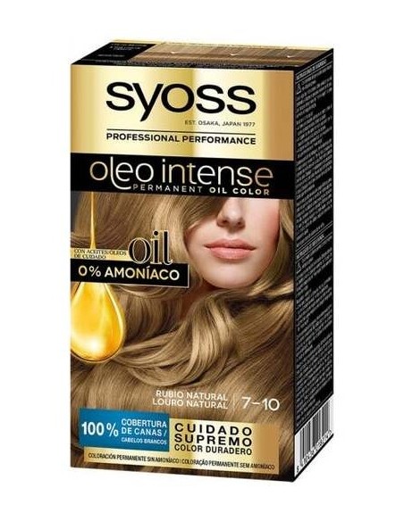 Oleo Intense Tinte Sin Amoniaco 7.10-Rubio Natural 5 Pz