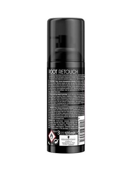 Schwarzkopf Root Retoucher Spray Castaño Oscuro 120Ml