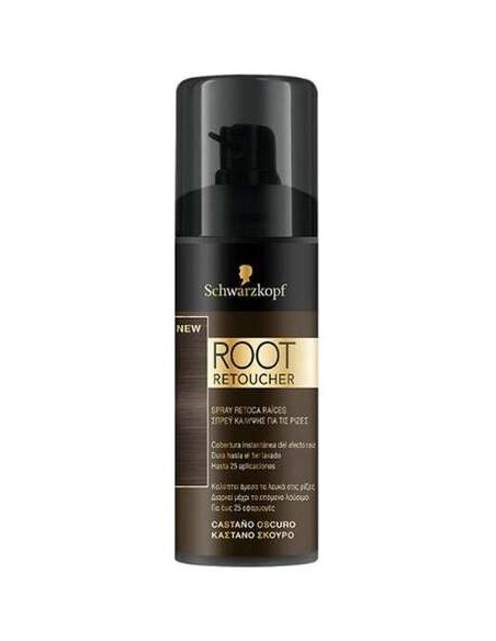 Schwarzkopf Root Retoucher Spray Castaño Oscuro 120Ml