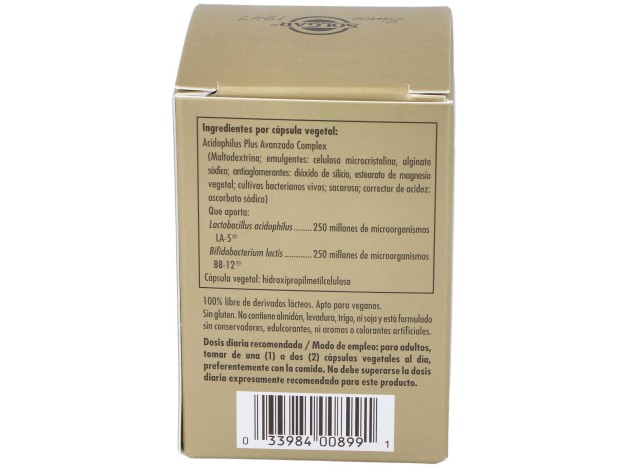 Solgar Advanced Acidophilus Plus 60Vcaps