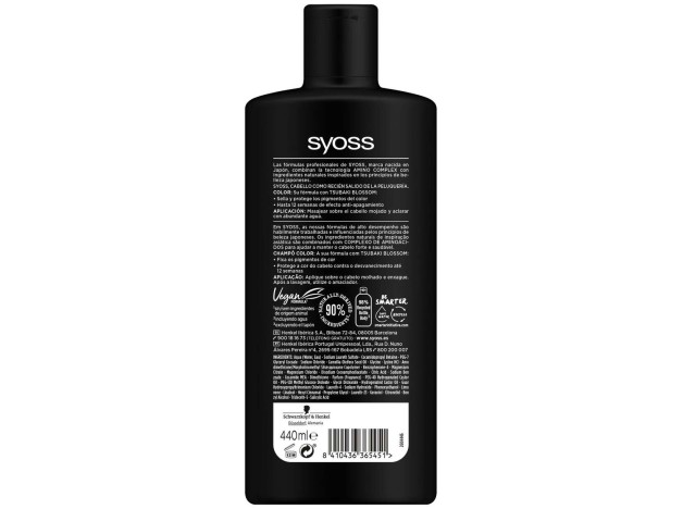 Syoss Shampoo Cabello Teñido Color Tech 440Ml