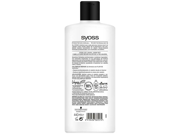 Syoss Salonplex Repair Acondicionador 440Ml