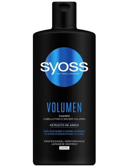 Syoss Volumen Champ Cabello Fino-Sin Cuerpo 440Ml
