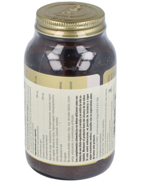 Canela China (Cinnamomum Cassia) 100Cap.Veg.