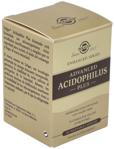 Solgar Advanced Acidophilus Plus 60Vcaps