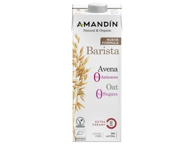 Bebida Vegetal De Avena Barista 0% Azucar 1Lt 6Uds