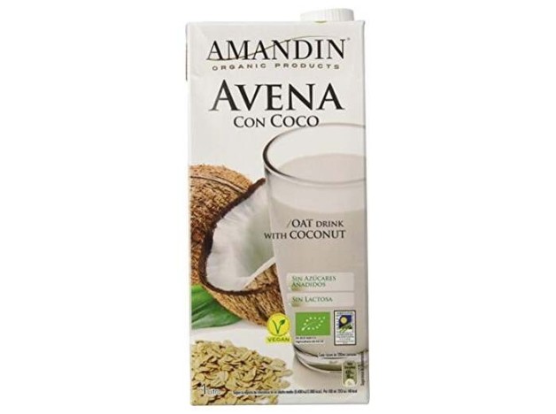 Amandin Bebida Vegetal De Avena Con Coco Sin...