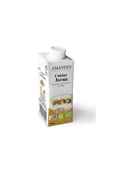 Amandin Crema Leche Avena Eco Cocinar 200Ml
