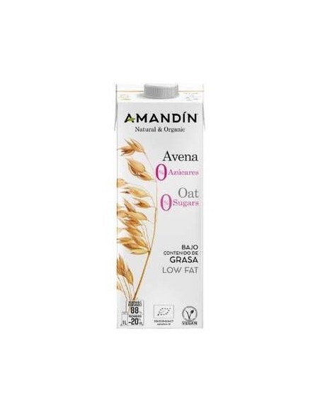 Bebida Vegetal De Avena 0% Azucares 1Lt 6Uds. Bio
