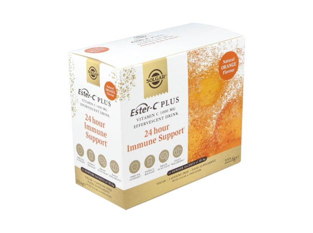 Ester-C Plus Vitamina C Polvo Efervescente 21...