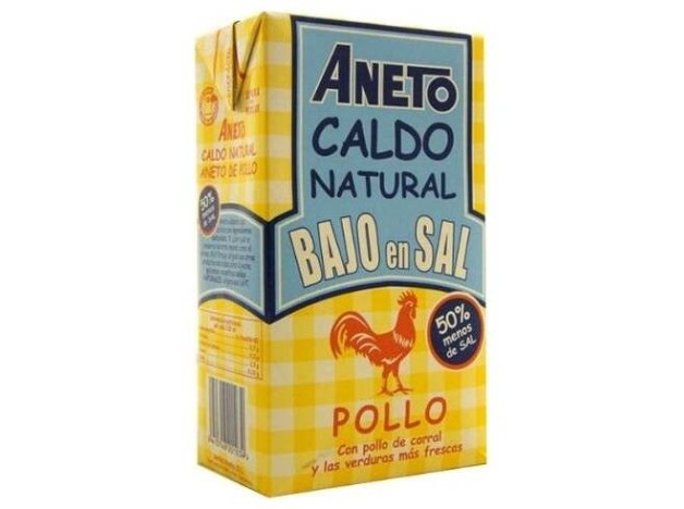 Aneto Caldo Pollo Bajo Sal 1000Ml
