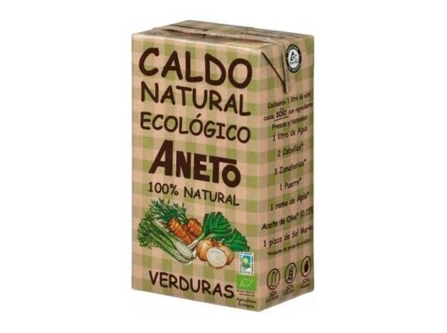 Caldo Verduras Bio 1L Aneto