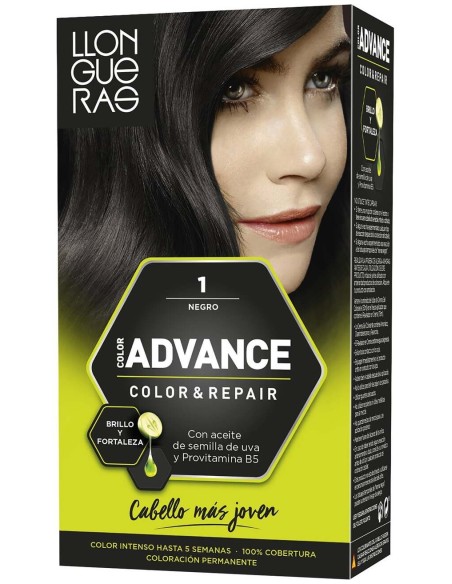 Llongueras Color Advance Tinte De Cabello N1 Negro