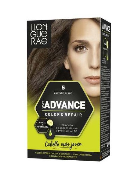 Llongueras Color Advance Tinte De Cabello N5 Castaño Claro1Ud