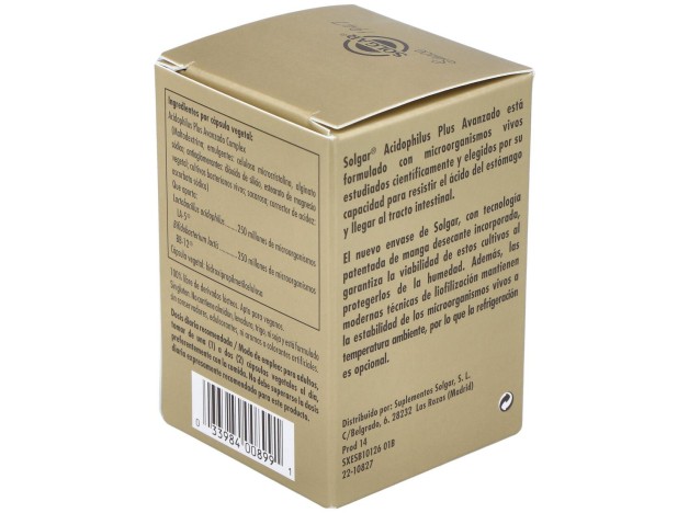 Solgar Advanced Acidophilus Plus 60Vcaps
