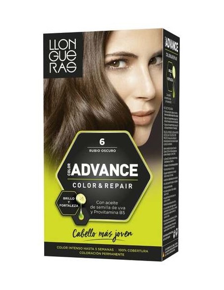 Llongueras Color Advance Tinte De Cabello N6 Rubio Oscuro1Ud
