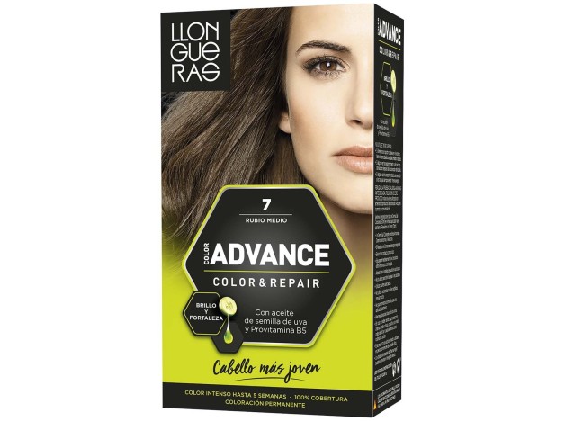 Llongueras Color Advance Tinte De Cabello N7...