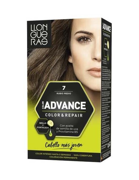 Llongueras Color Advance Tinte De Cabello N7 Rubio Medio1Ud