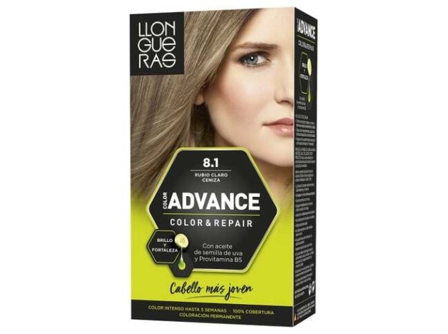 Llongueras Color Advance Tinte De Cabello N8.1...