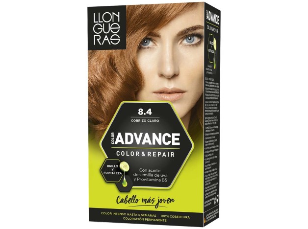 Llongueras Color Advance Tinte De Cabello N8.4...