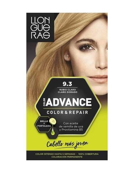 Llongueras Color Advance Tinte De Cabello N9.3 Rubio Claro Claro Dorado1Ud