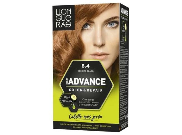 Llongueras Color Advance Tinte De Cabello N8.4...