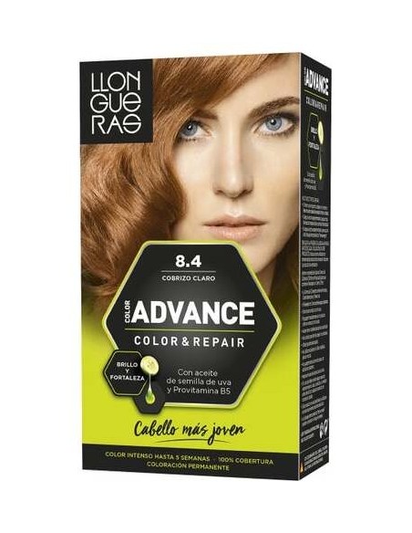 Llongueras Color Advance Tinte De Cabello N8.4 Cobrizo Claro1Ud