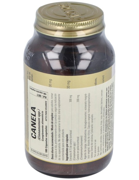 Canela China (Cinnamomum Cassia) 100Cap.Veg.