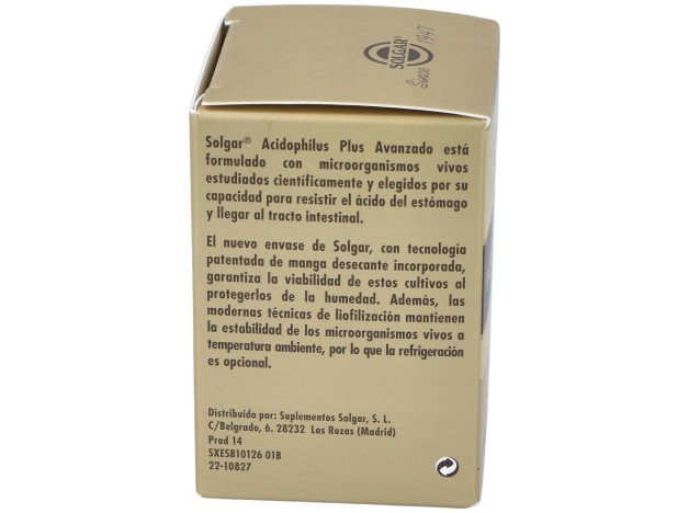 Solgar Advanced Acidophilus Plus 60Vcaps