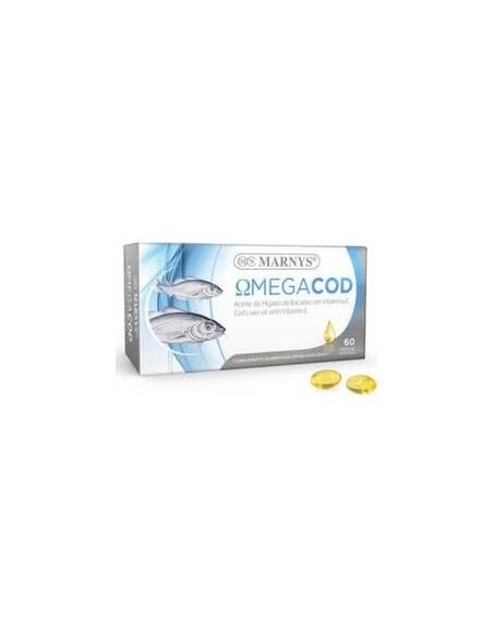 Marnys Omegacod Aceite De Hígado De Bacalao Con Vitamina E 60 C