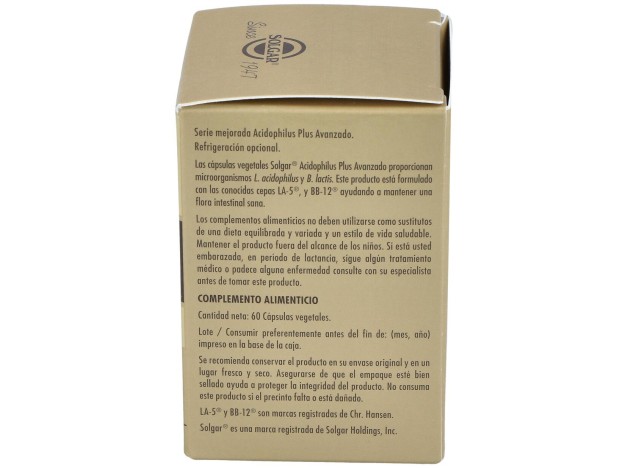 Solgar Advanced Acidophilus Plus 60Vcaps