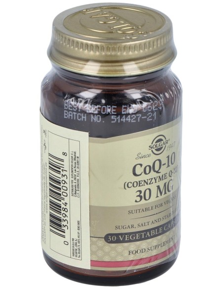 Coenzima Q10 30Mg. 30Vegicap.