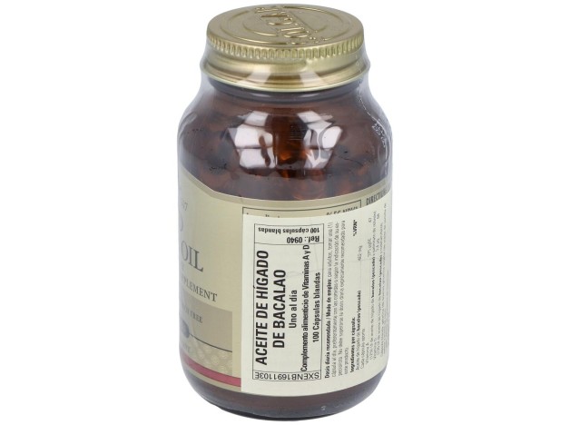 Aceite Higado De Bacalao (Cod Liver Oil)100Cap.B