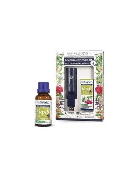 Marnys Pack Combo Usb Ultra Nebulizador + Synergy Repell