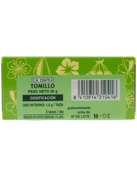 El Naturalista Tomillo Infusión 50G