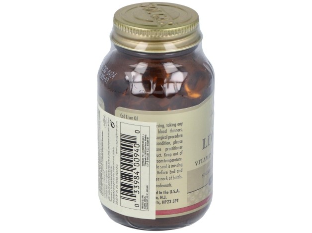 Aceite Higado De Bacalao (Cod Liver Oil)100Cap.B