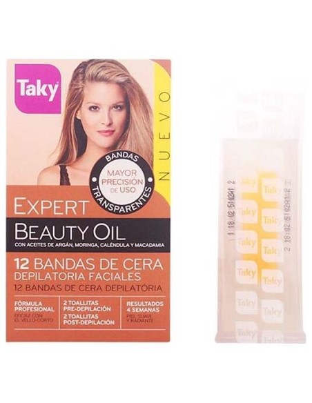 Aceites Naturales Bandas Cera Faciales Depilatorias 20 U