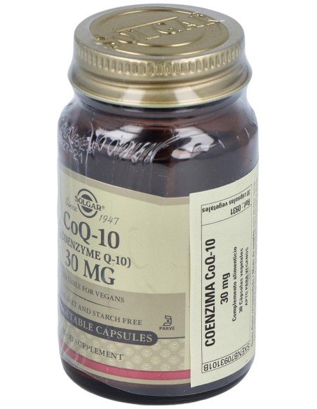 Coenzima Q10 30Mg. 30Vegicap.