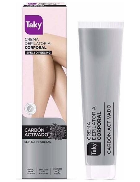 Taky Crema Depilatoria Corporal Carbón Activado 200Ml