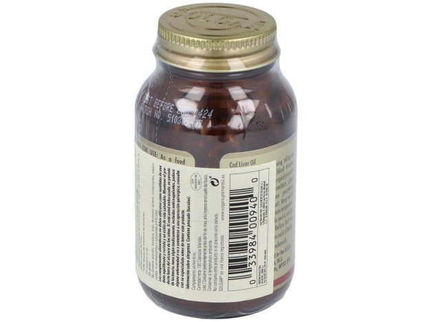 Aceite Higado De Bacalao (Cod Liver Oil)100Cap.B