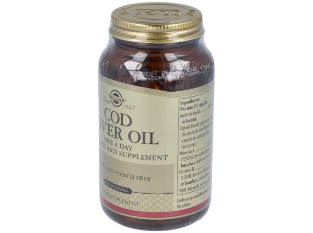 Aceite Higado De Bacalao (Uno Al Dia)250Cap.Blanda