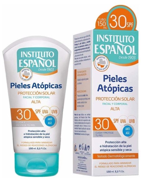 Piel Atópica Protección Solar Facial Y Corporal Spf30 150 Ml